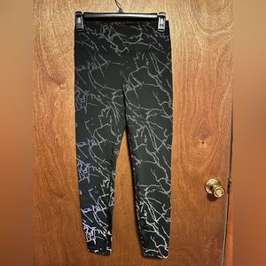 Mono B Small Black Lightning Bolt Leggings